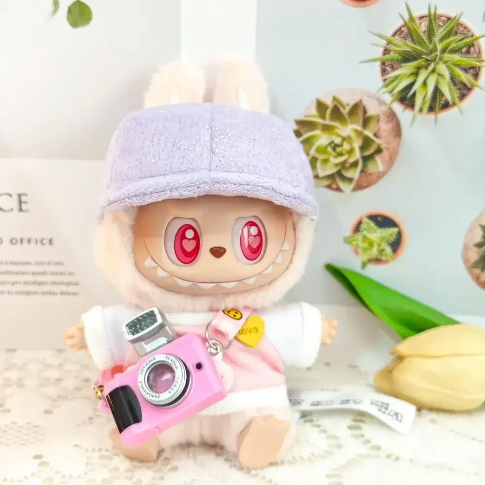 

17cm Mini Plush Doll'S Clothes Outfit Accessories For Korea Kpop Exo Labubu Idol V1 V2 sweater cap Set Clothing