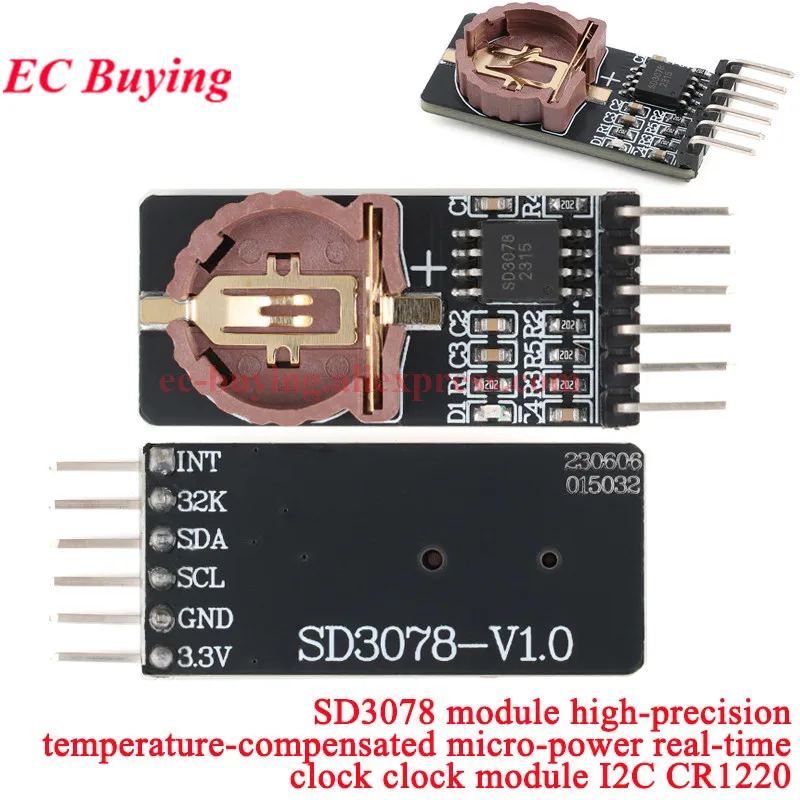 1-10Pcs DS3231 AT24C32 DS1302 SD3078 DS1307 PCF8563T Real-time Clock Module I2C IIC Precision RTC Real Time Clock Memory Module