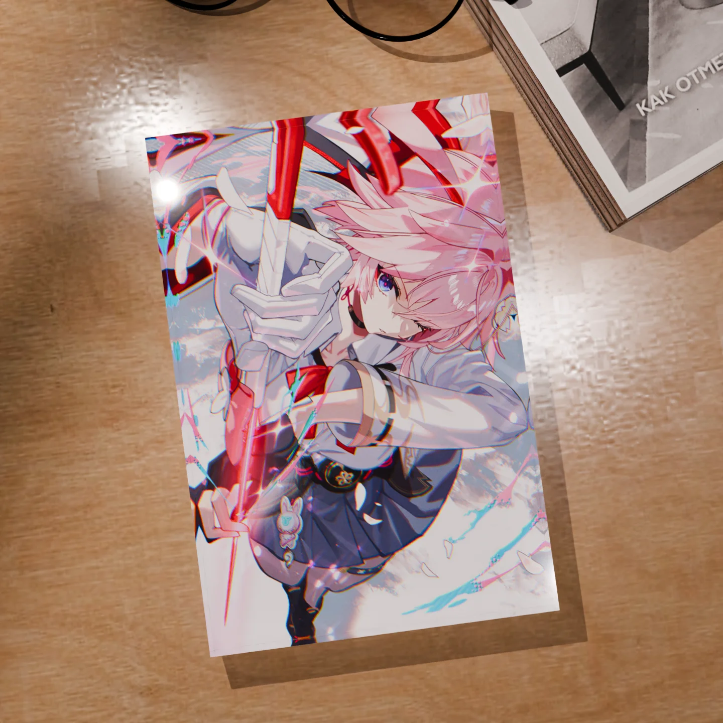 

Personalized Honkai Star Rail Evanescia HSR 3D Crystal Diorama Custom Acrylic Block Print Your Image Gamer Desk Setup Gift