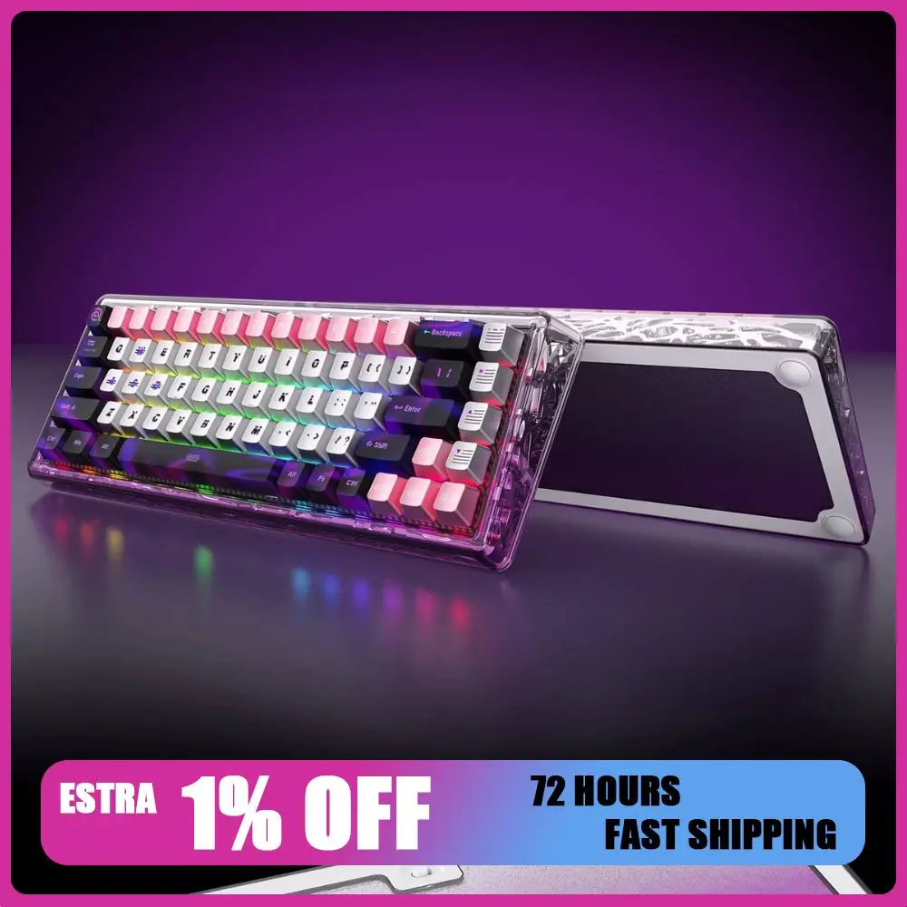 

Ainbell Base68 Magnetic Switch Gaming Keyboard 0 Dead Zone Continuously Touched Magnetic God Switch Low Latency 8000HZ RT0.01MM