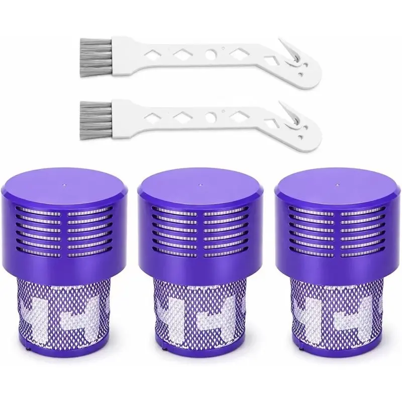 AC39-3 Pack V10 Filters For Dyson, Replaces 969082-01,Washable Filters, Fits V10 Absolute, Animal, , SV12 And SV27