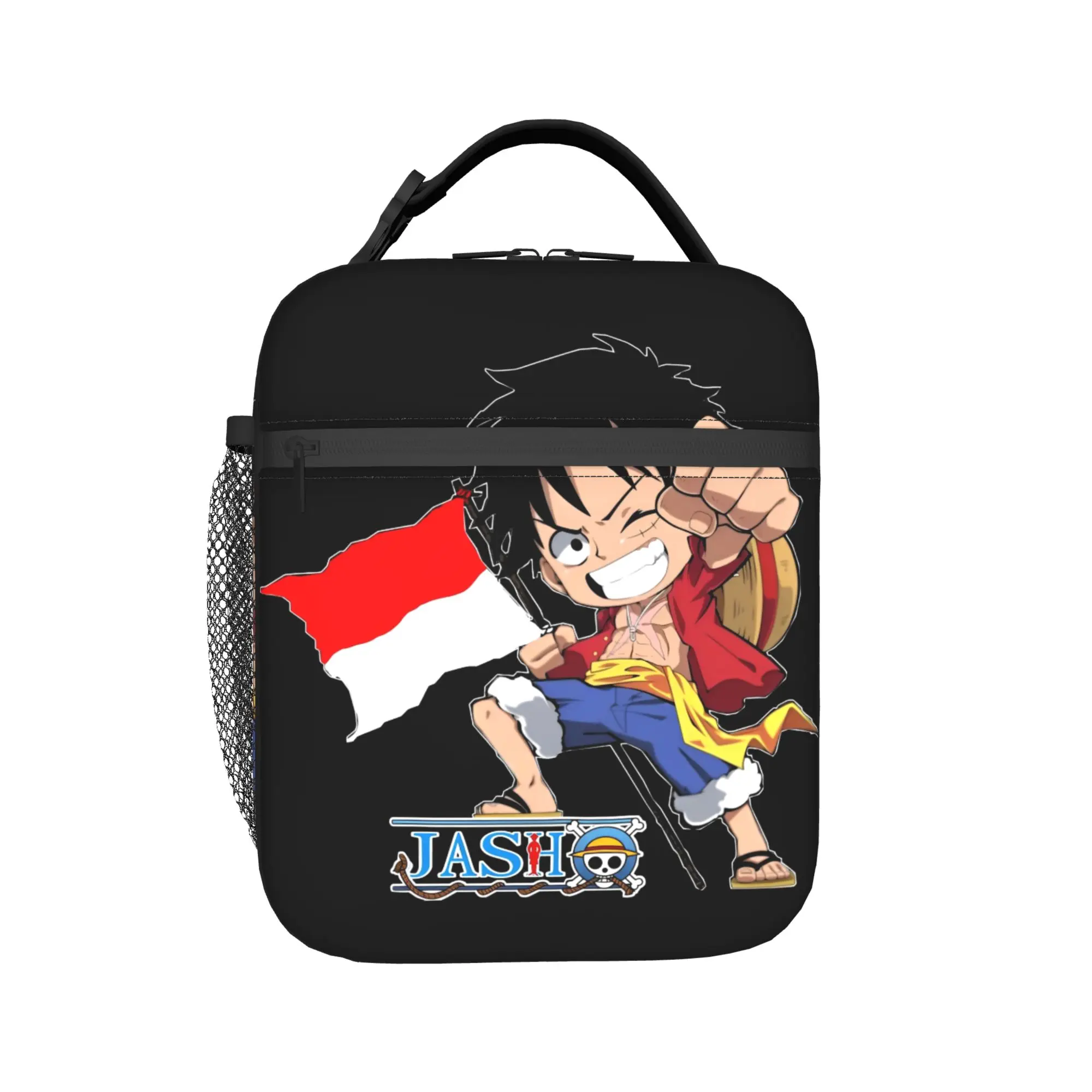 

luffys o-one-piece-e zoro Accessories Insulated Lunch Bag For Work Food Container Portable Thermal Cooler Lunch Boxes