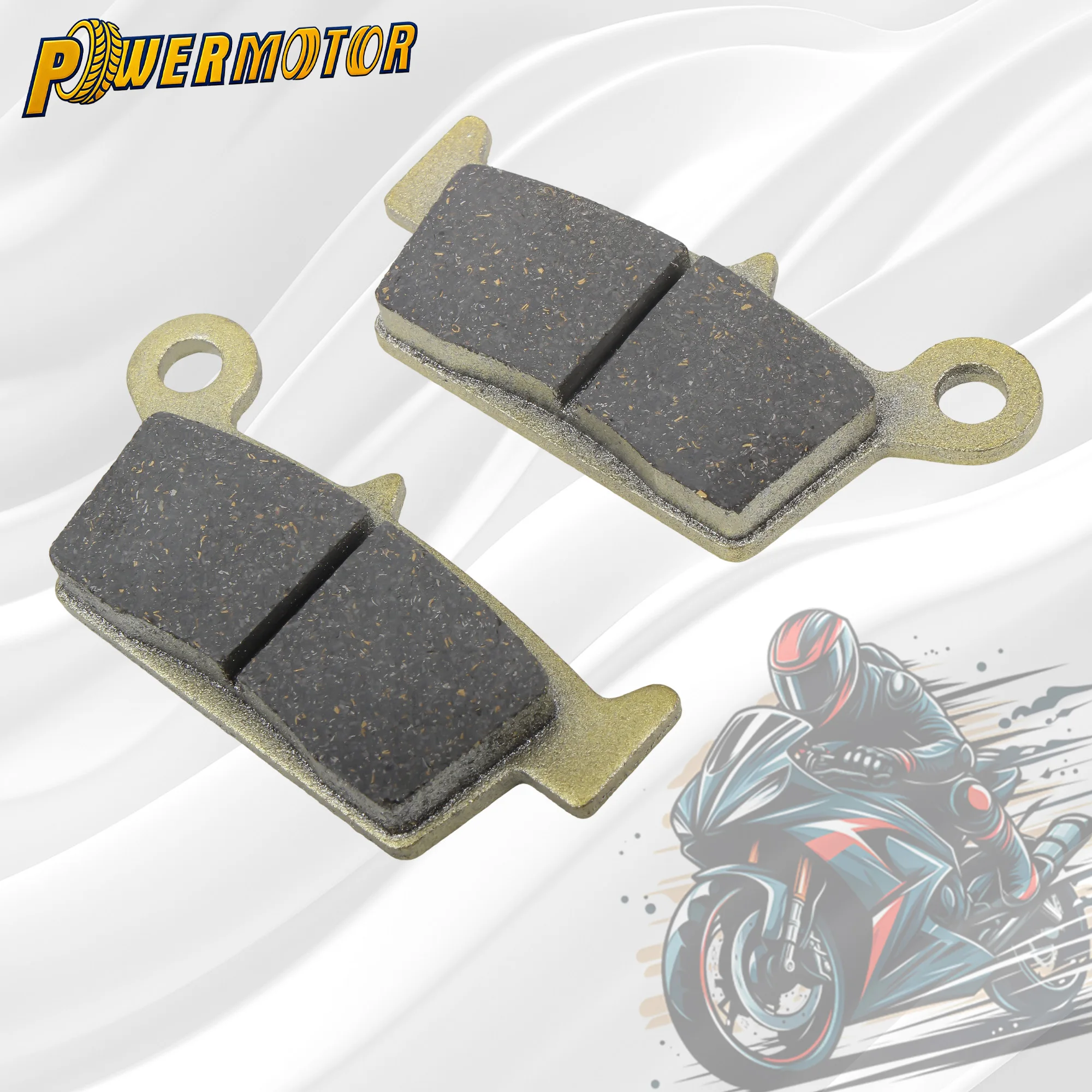 

For HONDA CR CRF Motorcycle Rear Brake Pads For Yamaha YZ WR YZF For Kawasaki KX KLX 125-500 600 650 Modification Accessories
