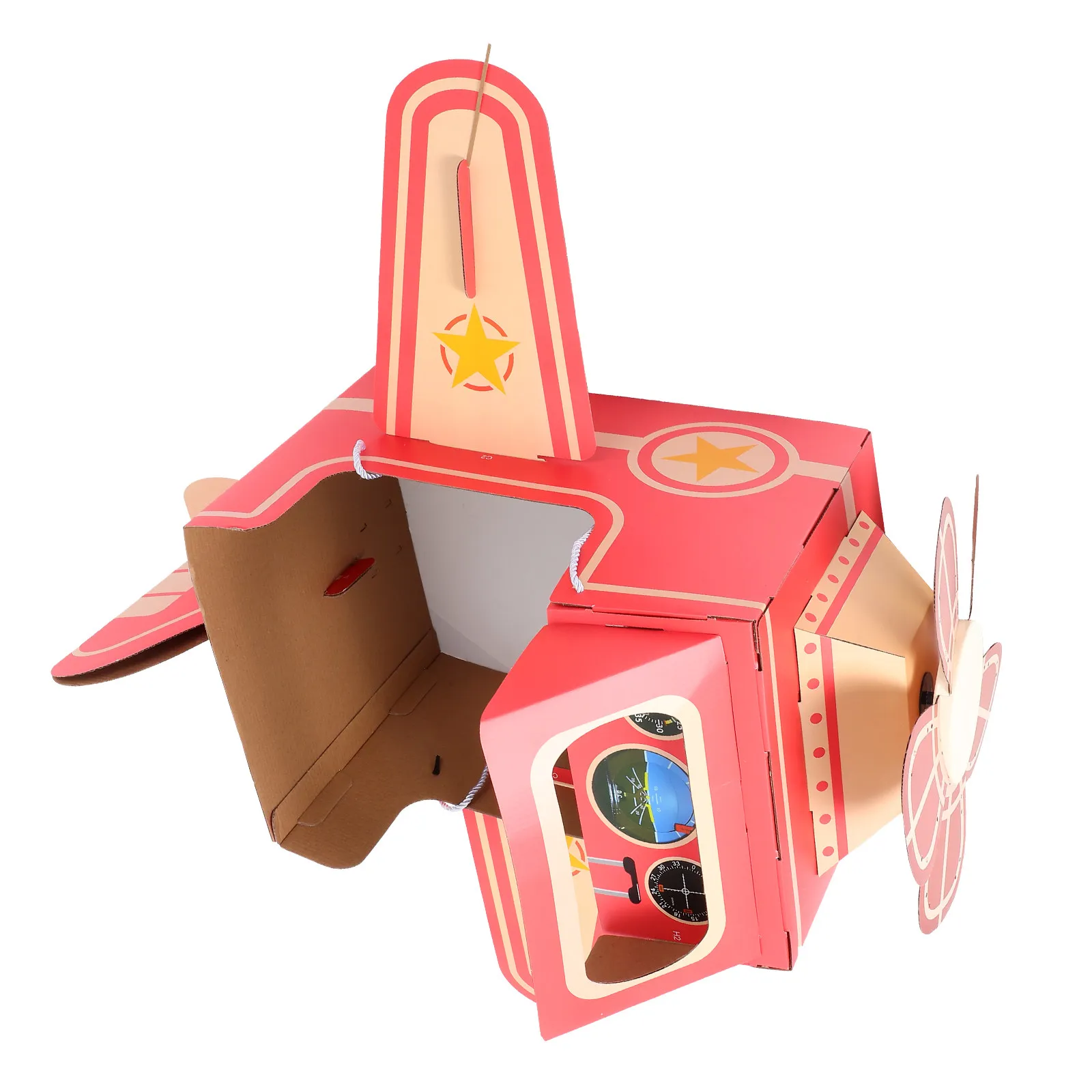 

Wearable Airplane Fan Gear for Boys Girls Lightweight Portable Paper Aircraft Style Costume Accessory for Travel