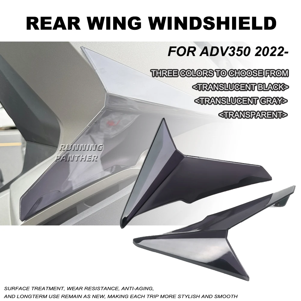 

The new motorcycle side fairing, side cover wing deflection spoiler is used for Honda 350ADV 350 ADV 350 adv 2022-