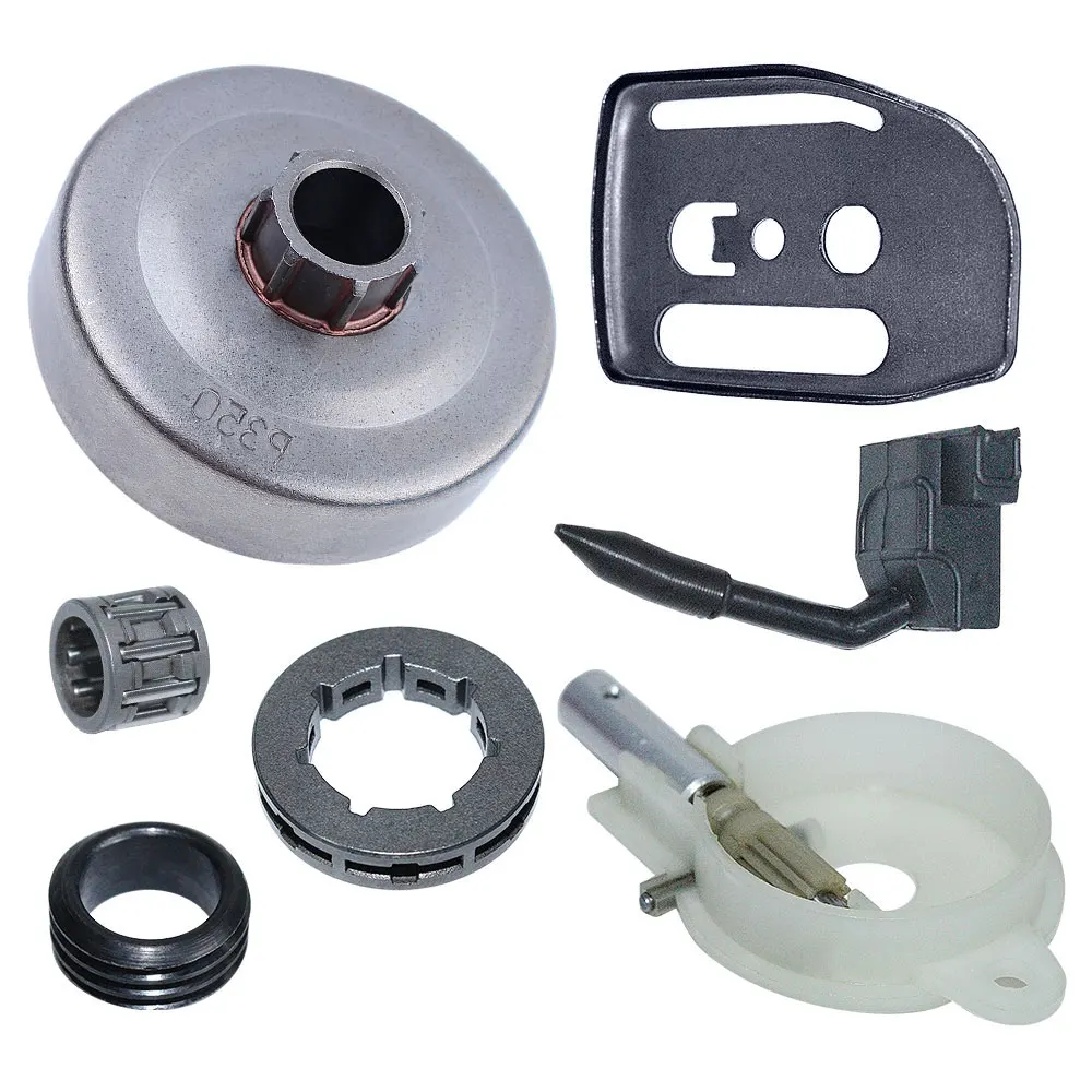 Ly hợp Drum Xích Rim Cho Husqvarna 36 41 136 137 141 142 Bơm Dầu Worm Gear Tàu Chở Dầu Tấm Thanh Cưa thay thế Phụ Tùng Phần