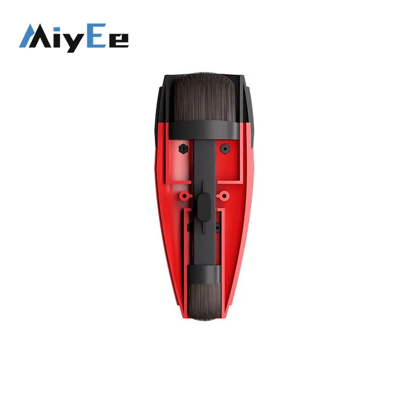 

Dual-Head Dust Removal Brush Retractable Dust Brush with Soft and Hard Nylon Bristles