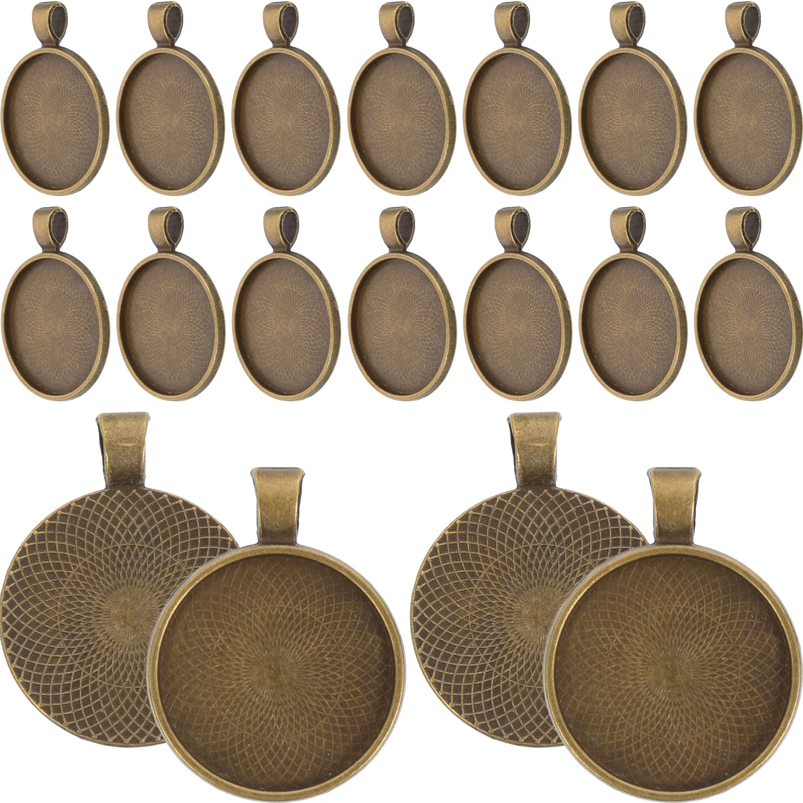 

100 шт. круглых заготовок для подвесок из сплава для изготовления ювелирных изделий своими руками, для проектов с ожерельями и браслетами, подвески-шармы из сплава