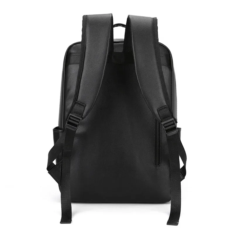 حقيبة ظهر عالية الجودة للرجال من جلد البولي يوريثان حقيبة مدرسية كبيرة للكمبيوتر المحمول حقائب ظهر مدرسية للرجال من Mochilas للمراهقين والأولاد mochilas