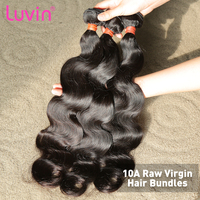 Body Wave Bundles 100% Human Hair Brazilian 28 30 Inch Raw Virgin Natural 10A Water Wave Unprocessed Hair Bundles Extensions