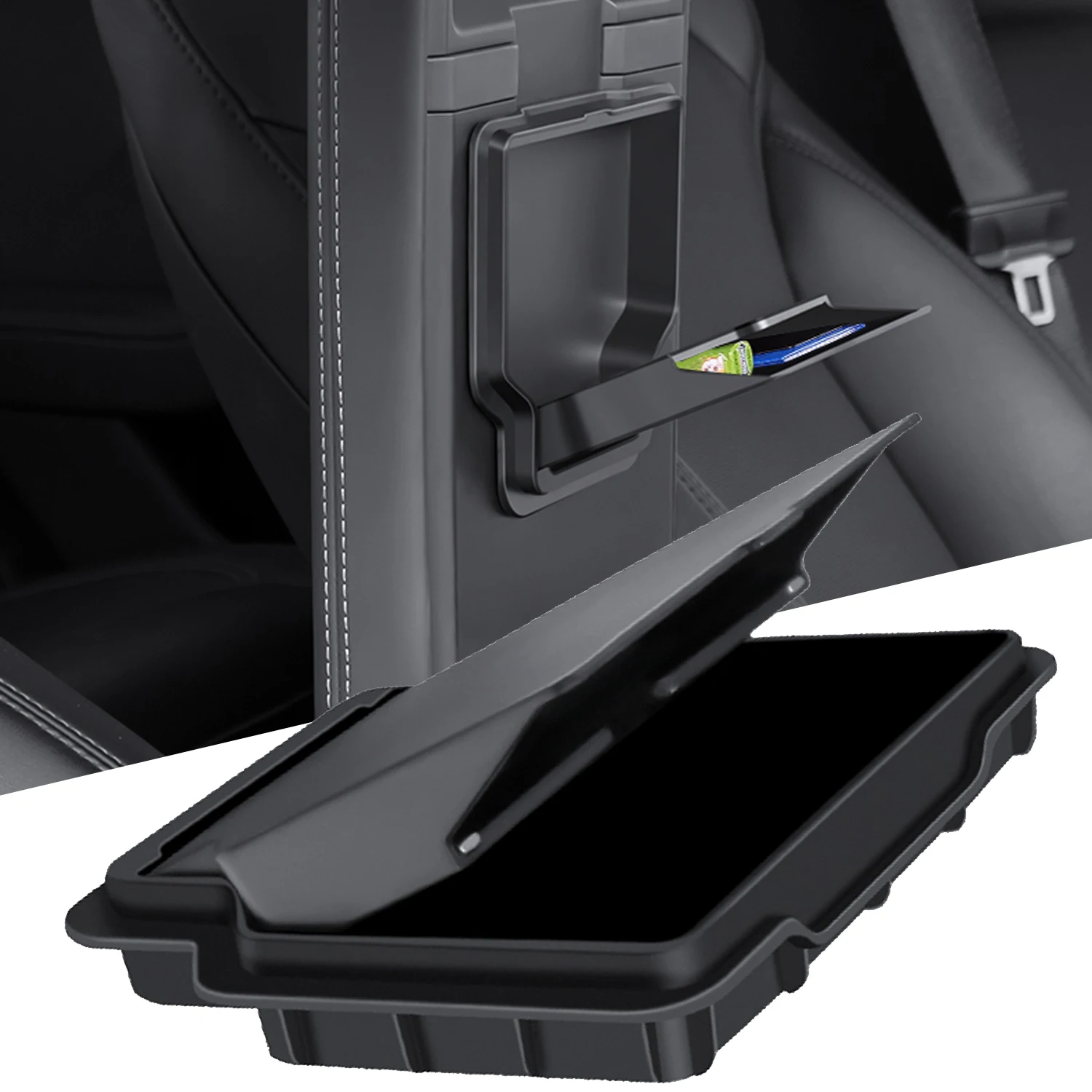 For Tesla Model Y 2025 2026 Car Accessories ABS Console Storage Glove Box Holder Tray - view 3