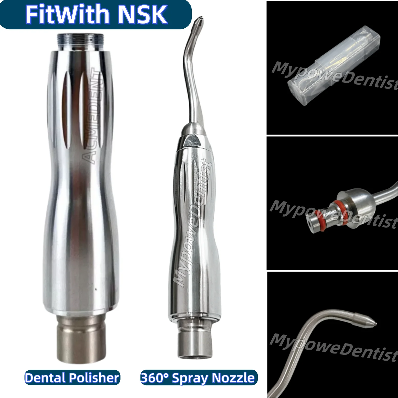 

FitWith NSK Air Bien Dental Polisher Hygiene Flow Prophy Jet 360 Spray Nozzle
