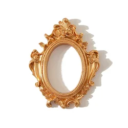Ins Gold Retro Small Photo Frame Photo Props for Nail Cosmetics Jewelry Photography Accessories Wall Decoration Picture frames