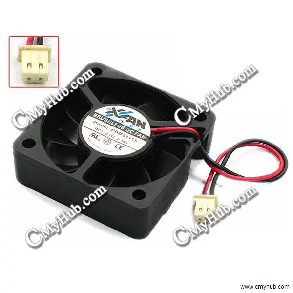 Для Samsung AH31-00056B Motor TV HDTV HT-TZ512 DVD Xinruilian RDM5015S DC12V 0.14A 50 мм 50x50x15 мм 2Pin охлаждающий вентилятор RDM5015S