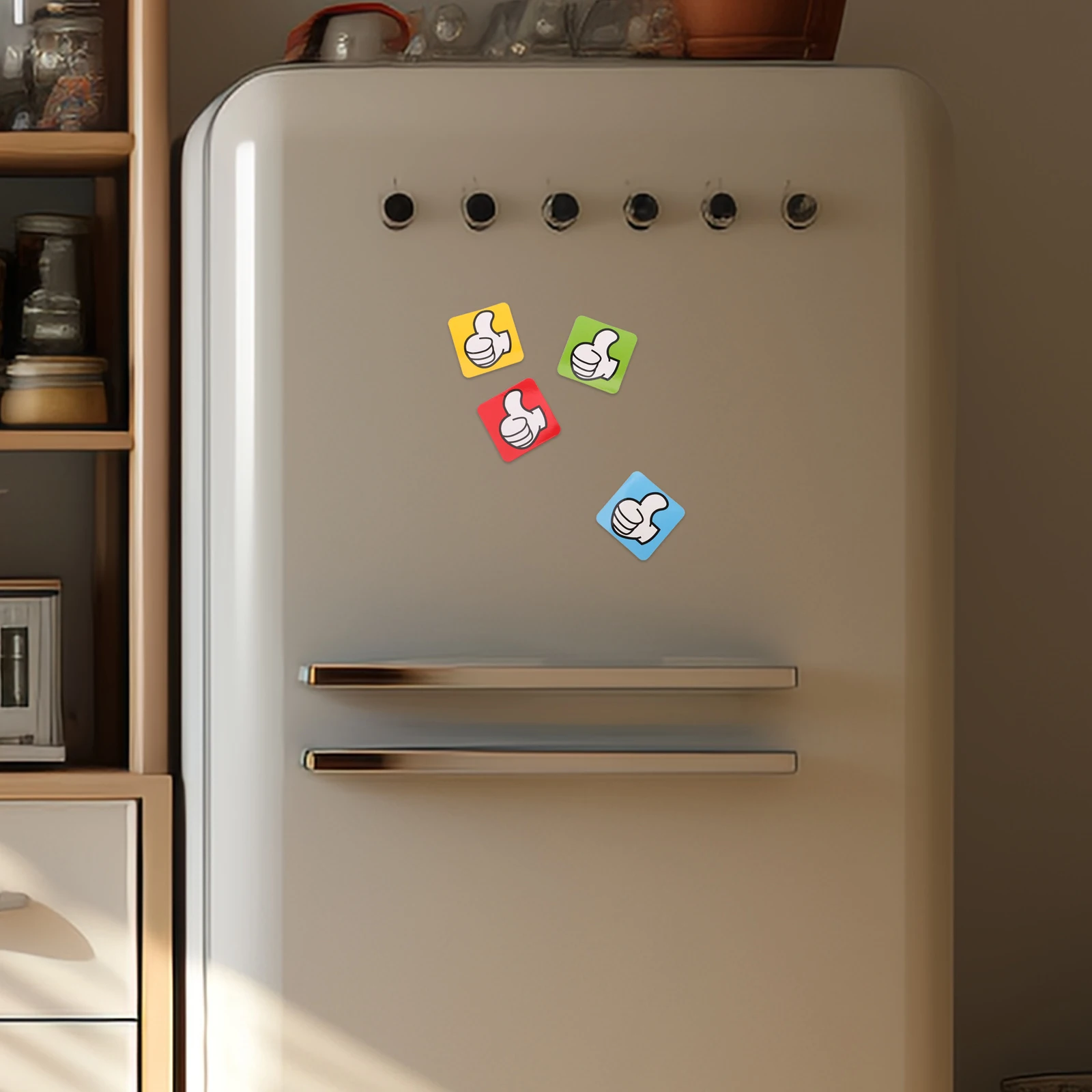 

80 Pcs Tile Cute Self-expression Magnet Classroom Refrigerator Magnets