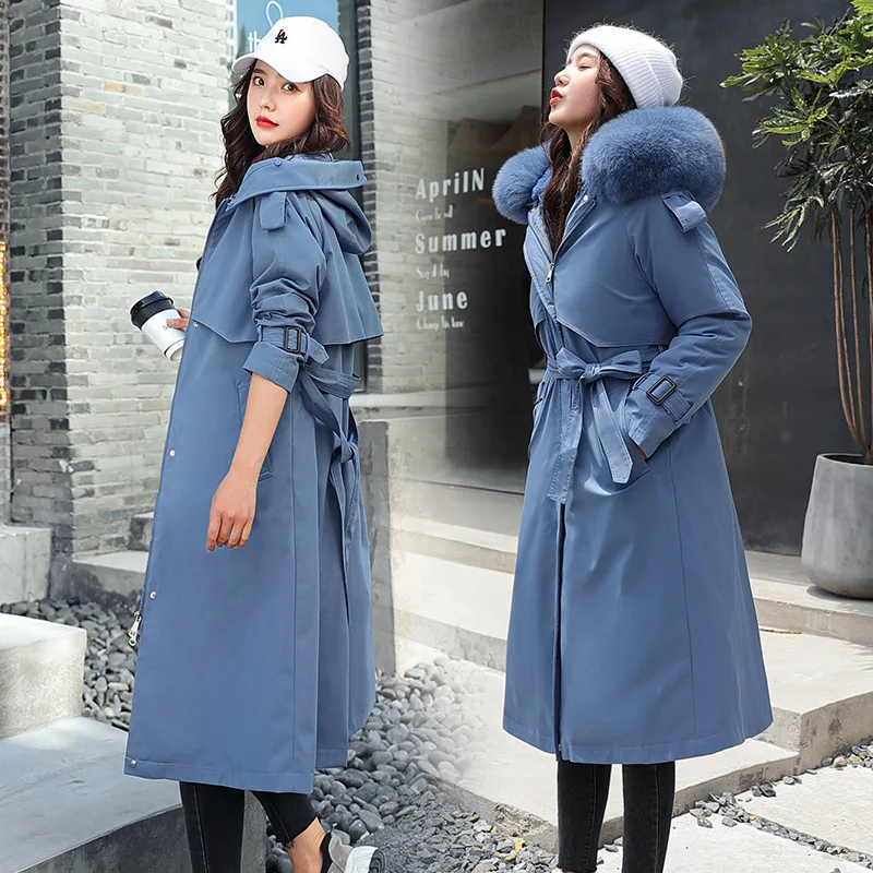 SUSOLA Parka Coat Cotton Jacket Women Long Winter New Fashion One Garment Three Ways Wearable Inside and Outside Coat 2024