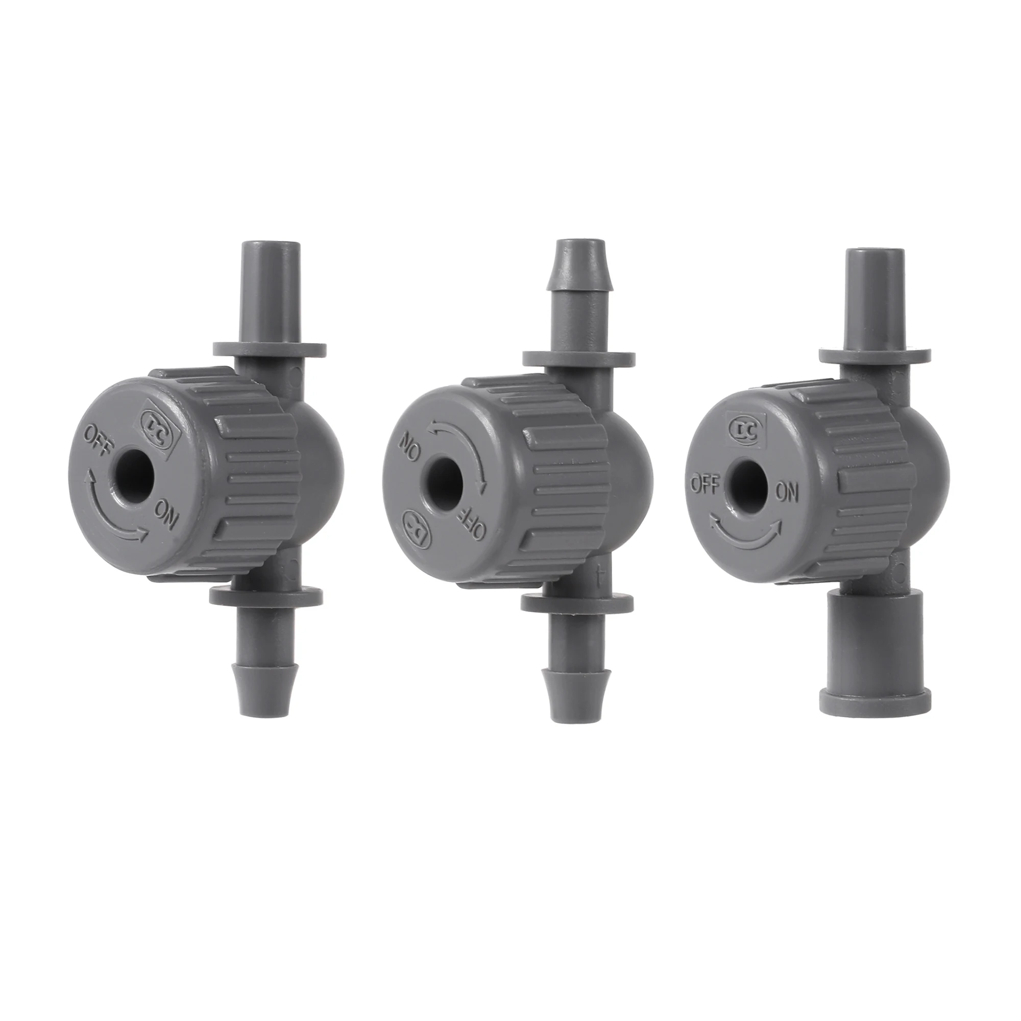 5pcs Adjustable Valve Inline Barbed Ball Valve Drip Irrigation Universal 1/4 Inch Pipe Shutoff 6mm Water Control Switch