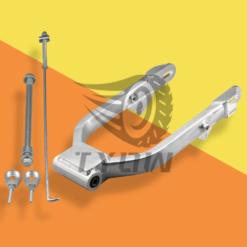Brazo oscilante extendido DAX CT70 Brazo oscilante extendido de aluminio de rendimiento para rueda Honda DAX 70 de 12 pulgadas