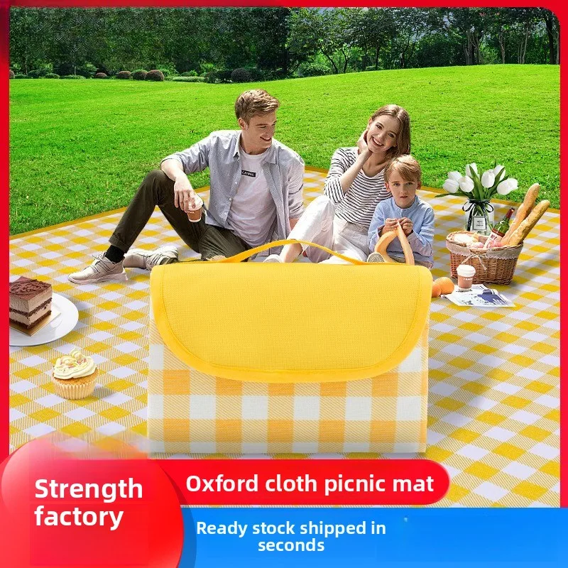

Picnic Mat Oxford Cloth Waterproof Moisture-Resistant Outdoor Picnic Blanket Grass Mat Tent Camping Mat Picnic Cloth