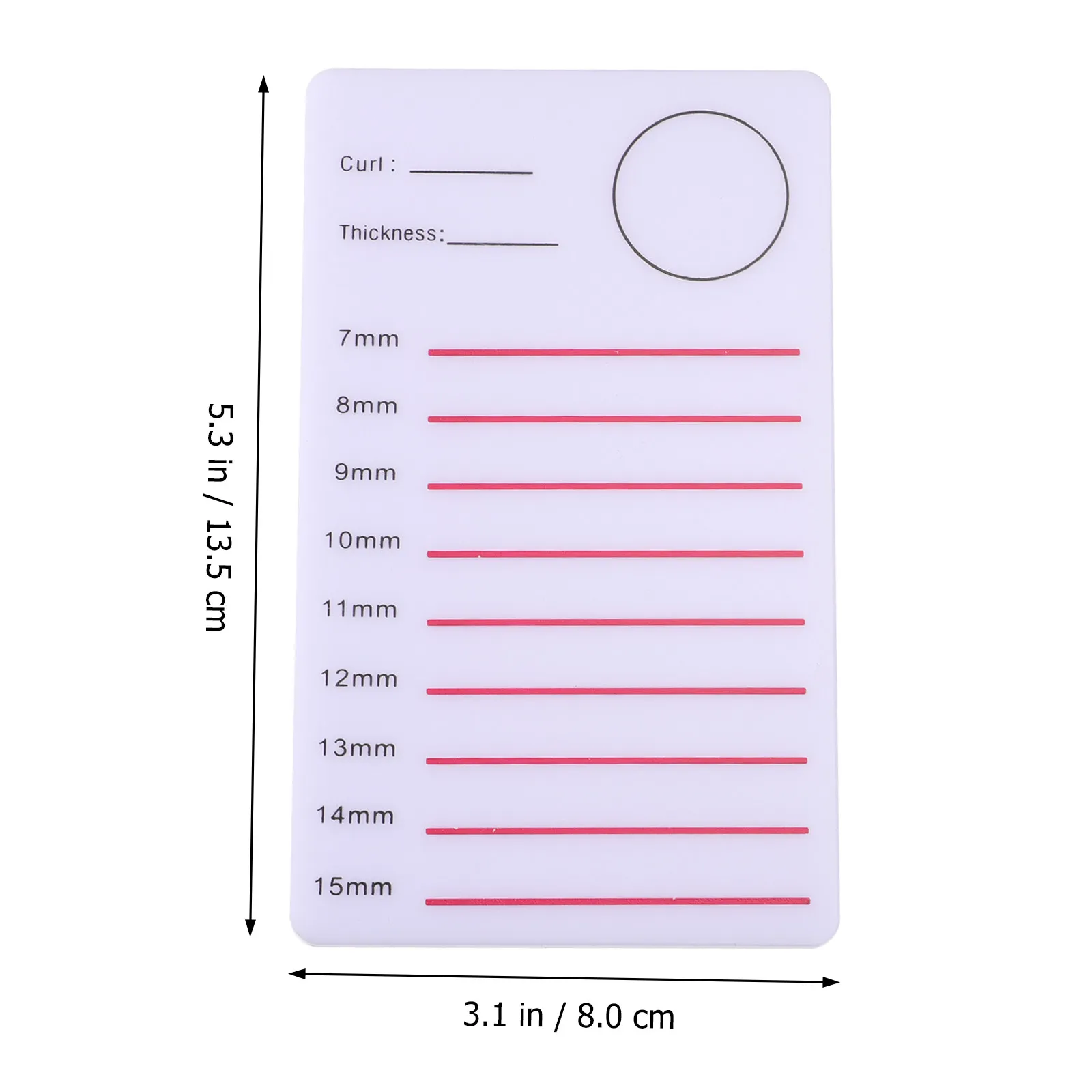 Acrylic Eyelash Extension Tray Holder for Salon & Home Use – Even Placement, Comfortable Pickup, Durable Design