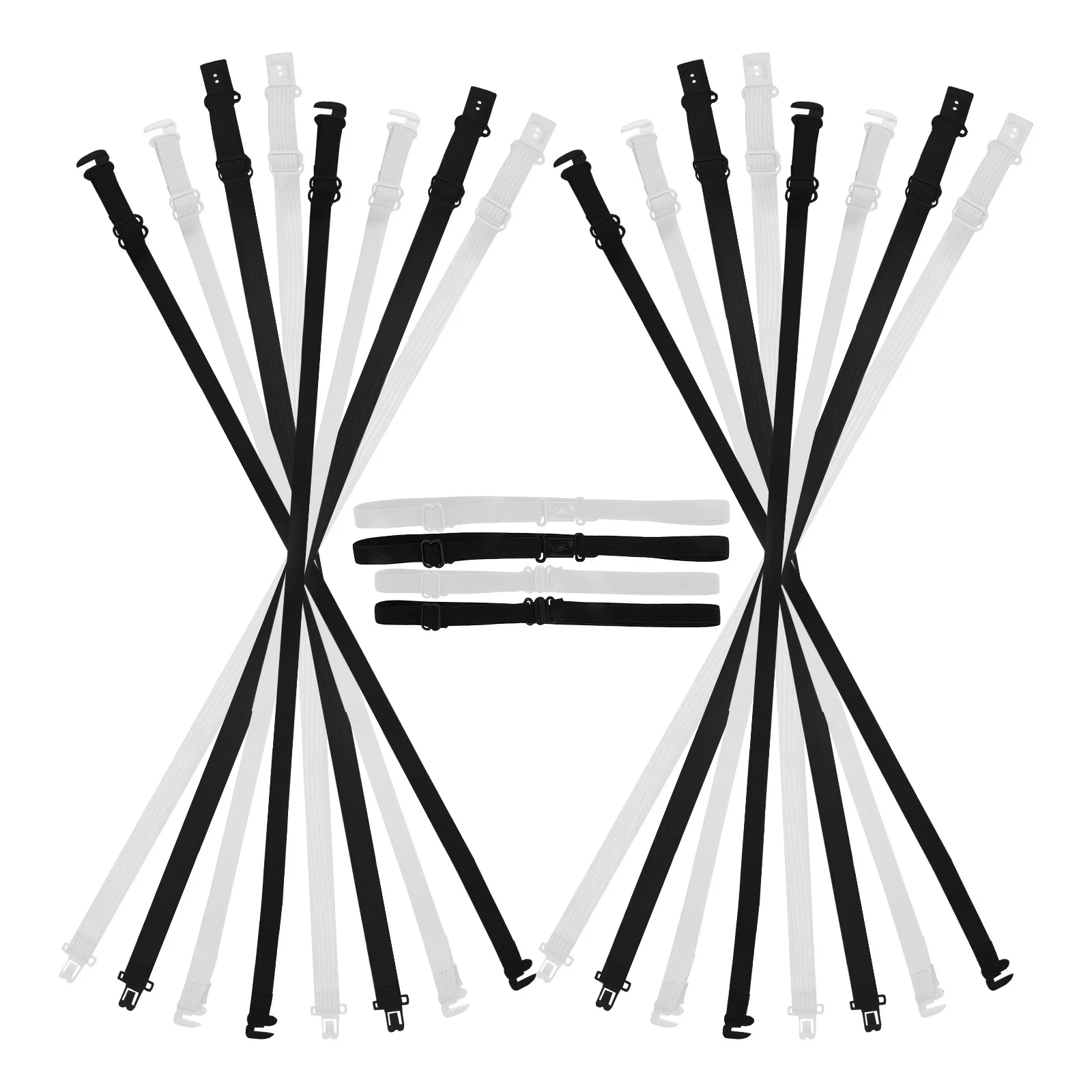 20 stuks elastische vlinderdas riem extender verstelbare houder voor jk uniformen matrozenpakken en feestkleding mode-accessoires