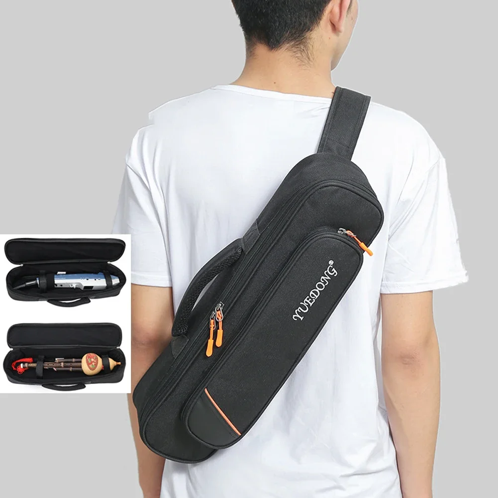 

Musical Bag Backpack Anti-collision For BB Hulusi Thickened Shockproof Two-way Zippers Musical Instruments Brand New