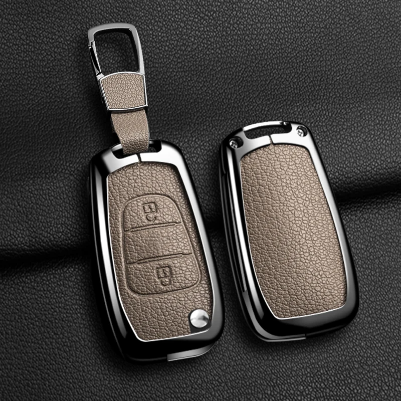 

Alloy For Kia Sportage Rio 3 Soul Optima Ceed Pro K5 K2 Pride For Hyundai I20 I30 Ix20 Ix35 Elantra Car Key Case Shell Cover