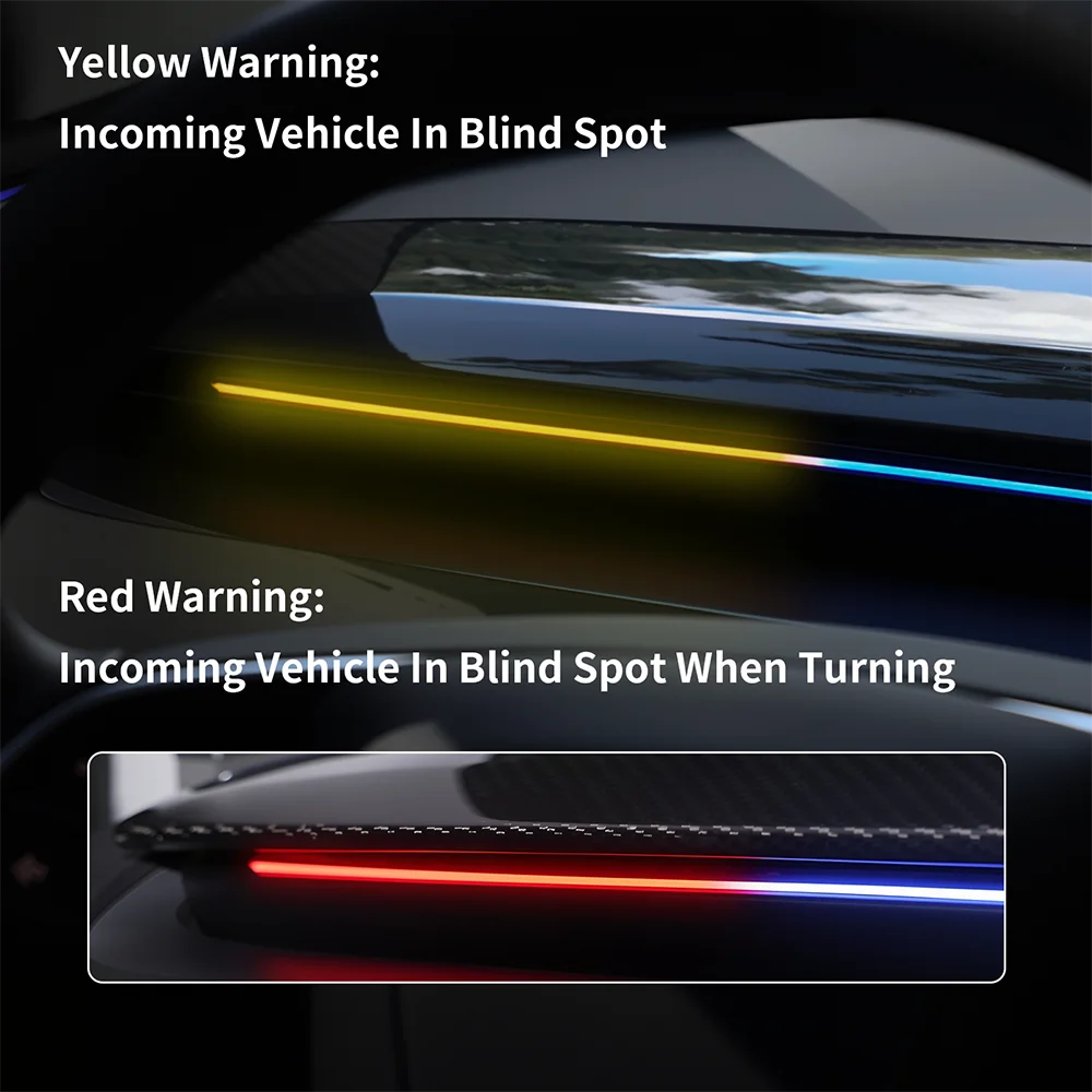 عرض الإضاءة المحيطة للسيارة لطراز تسلا 3 هايلاند/الطراز Y 2017-2025 قمرة القيادة ضوء الزخرفية تعديل ملحقات السيارة #3