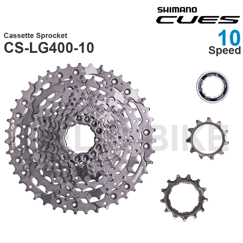 SHIMANO CUES U6000 LINKGLIDE Cassette Sprocket CS-LG400-10 10-speed Original Parts