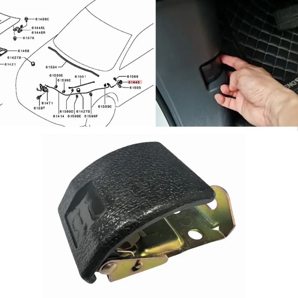 

For Mitsubishi Lancer 2008-2019 Outlander 5910A027XA Replacement Hood Lock Release Handle