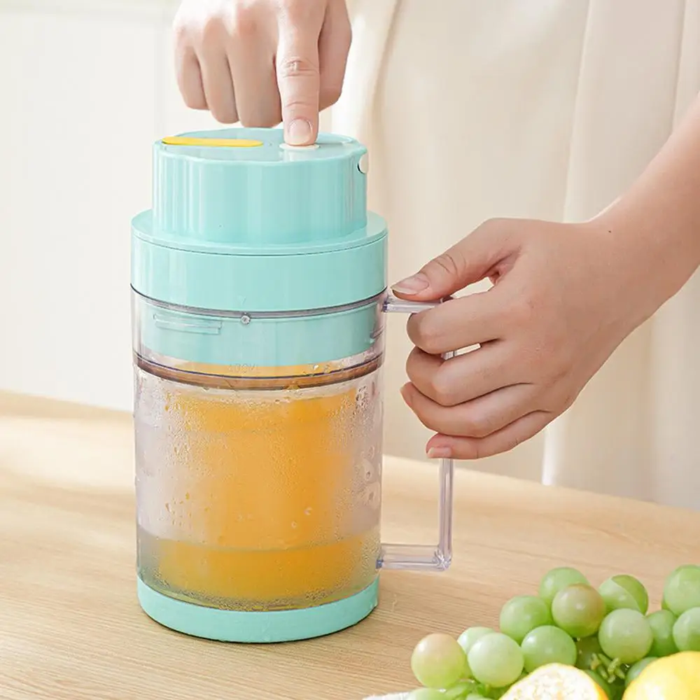 Exprimidor de naranjas eléctrico portátil, Extractor de zumo de fruta cítrica Original de 600ml, exprimidor de limón, licuadora de batidos, carga USB