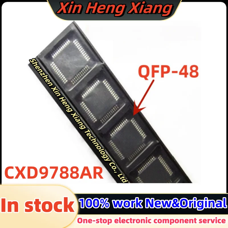 

(5pcs)CXD9788 CXD9788AR QFP-48 Chipset