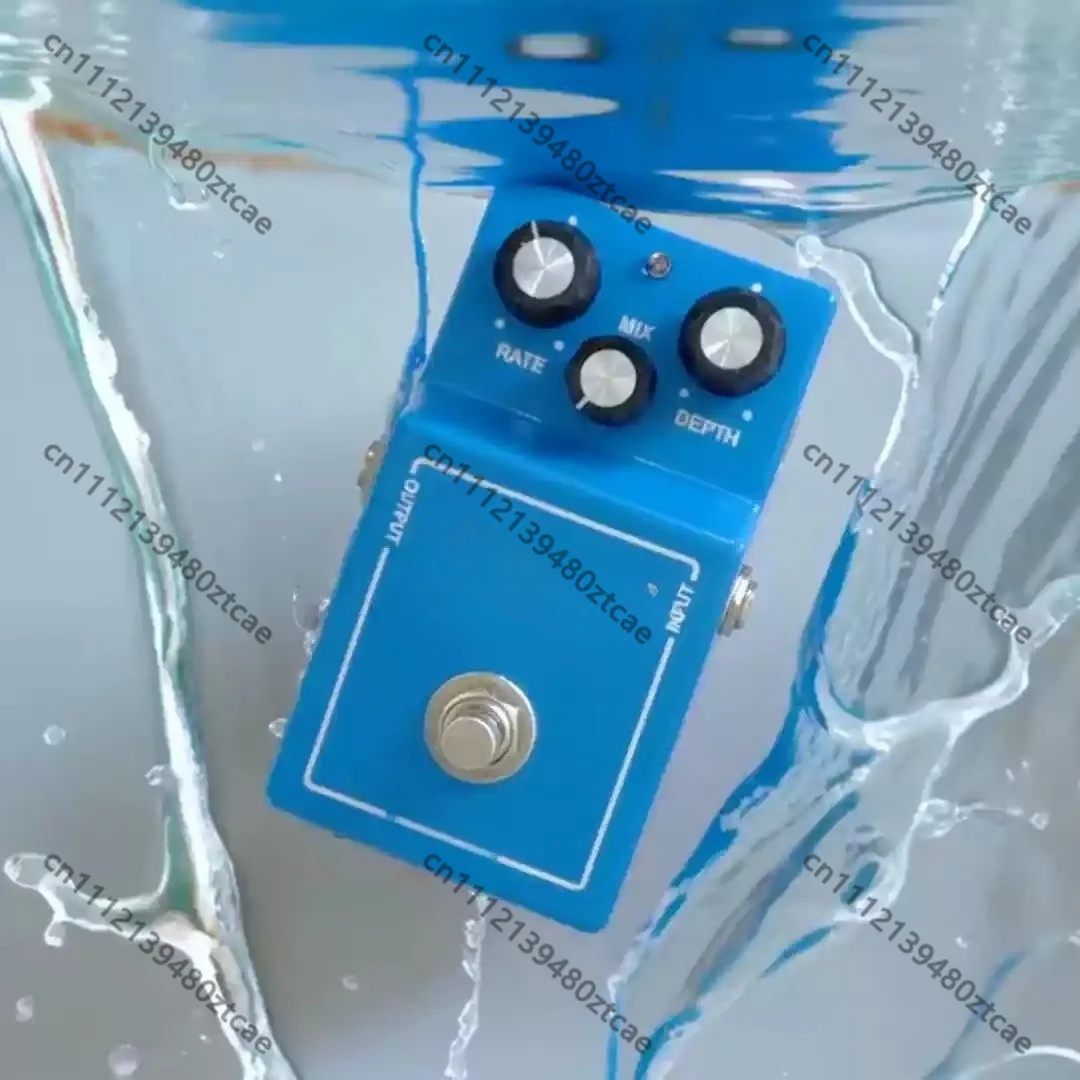 Retro Analog Chorus Single Effect Pedal Hand Crafted Adjustable Depth Rate Control Portable Musical Instrument Accessory