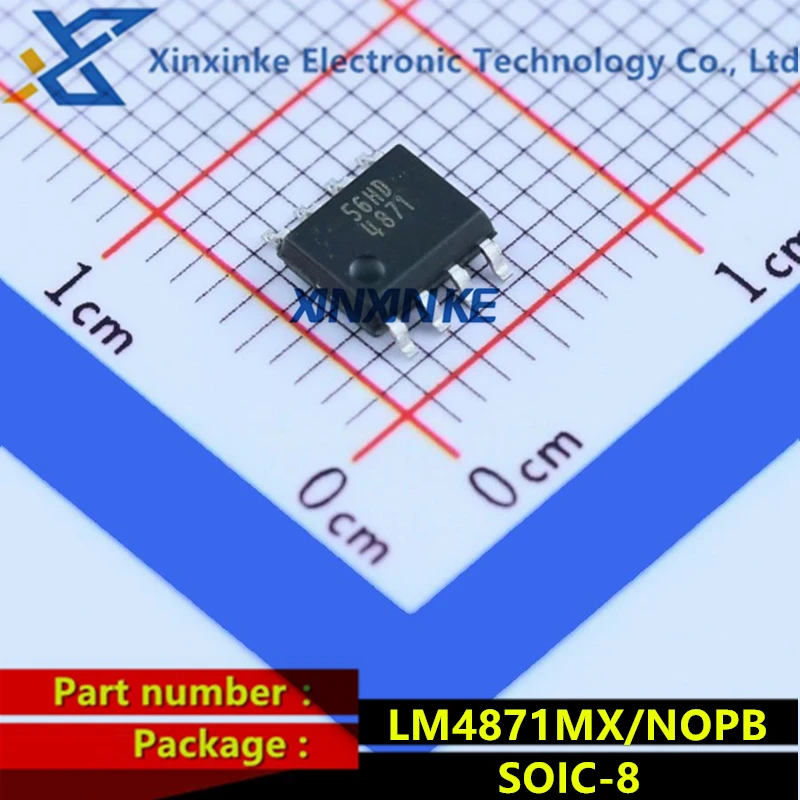 

LM4871MX/NOPB LM4871MX 4871 SOIC-8 Audio Amplifiers 3W Audio Pwr Amp With Shutdown Mode Brand New Original