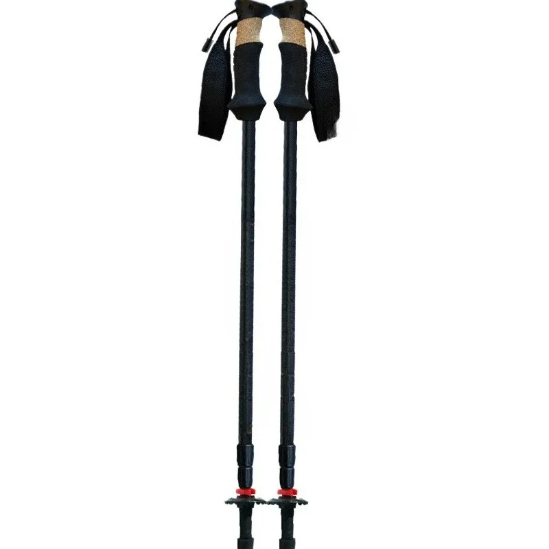 1 pair of climbing poles, telescopic carbon fiber outdoor equipment gifts,