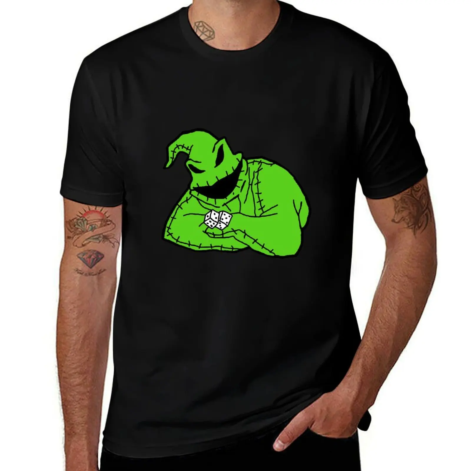 

the oogie boogie man T-Shirt t shirt man casual t shirt man plain t shirts cotton 100% T-Shirt