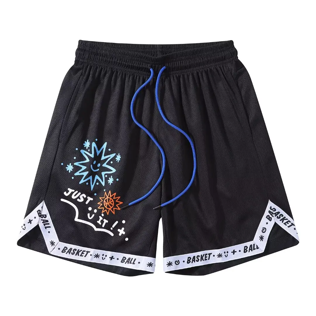 Basketball Football Graffiti Short American Faverite Compression Performance Shorts Workout Quick Dry Athletics Short Pants