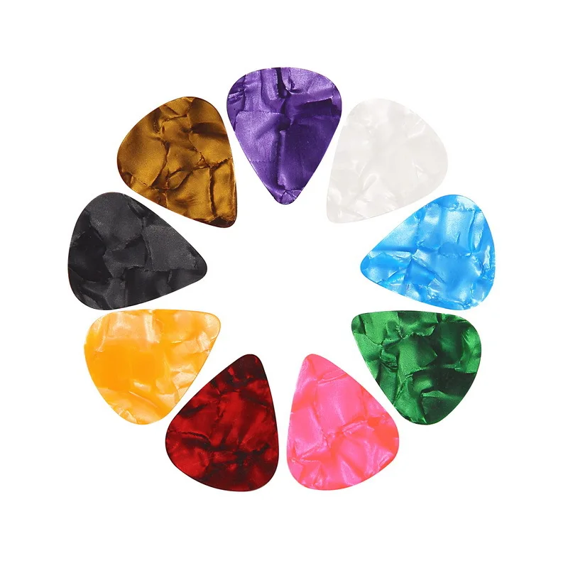 1 piece Colorful Guitar Picks - Ergonomic Design for Comfortable Playing