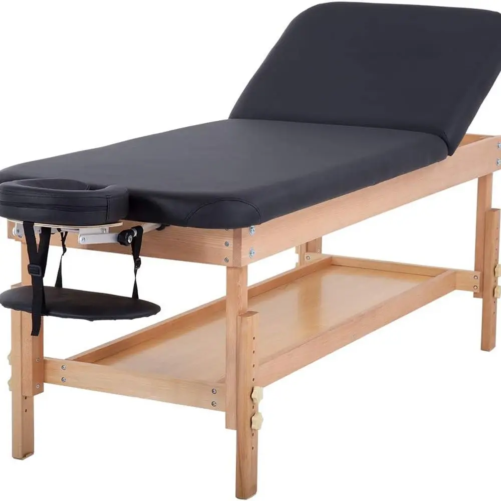 

Массажный стол 28 дюймов с регулируемой высотой и спинкой для спа, медицинских и физиотерапевтических процедур