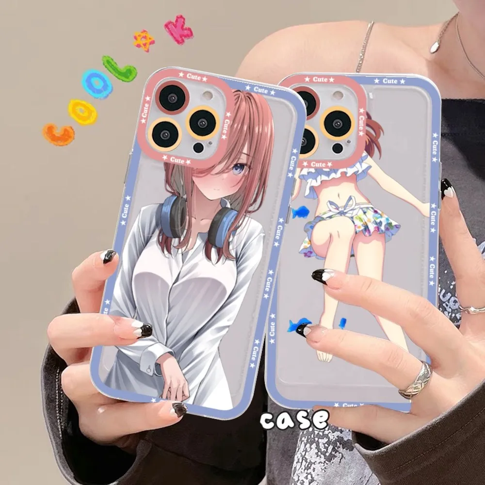 Anime Nakano miku Phone Case For Samsung A 10 20 30 70 13 21 32 72 22 51 52 53 71 73 32 4g 32 5g Fundas