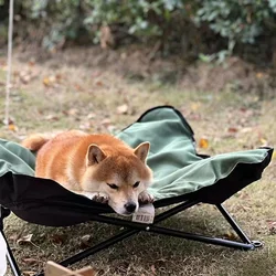 Cama elevada plegable impermeable para gatos y perros, portátil
