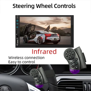 HipPBQCC 7 inch Carplay Radio Android Auto Multimedia Bluetooth Player Mirror-Link 1 DIN HD Touch Screen USB FM Aux Input 8 Main Sales android Multimedia 7 inch - №1