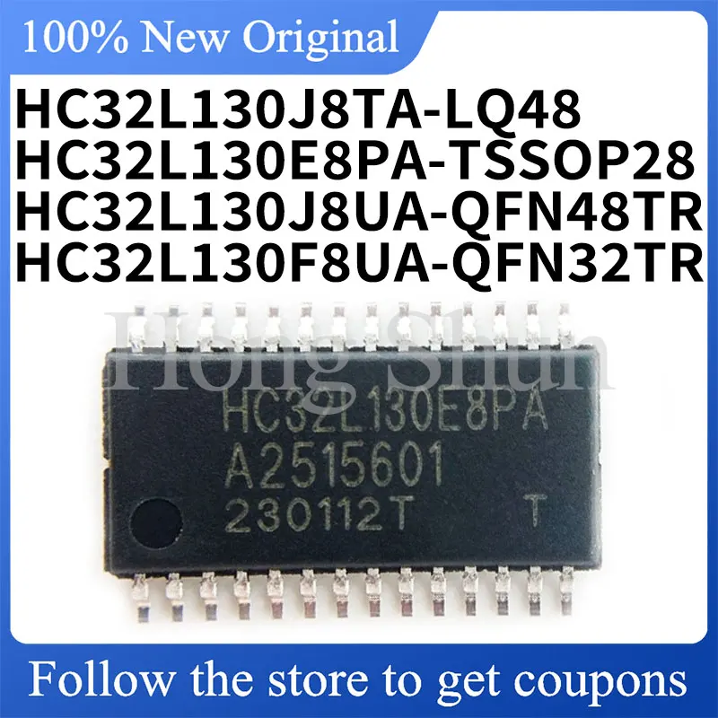 

HC32L130J8TA-LQ48 HC32L130E8PA-TSSOP28 HC32L130J8UA-QFN48TR HC32L130F8UA-QFN32TR Standard version