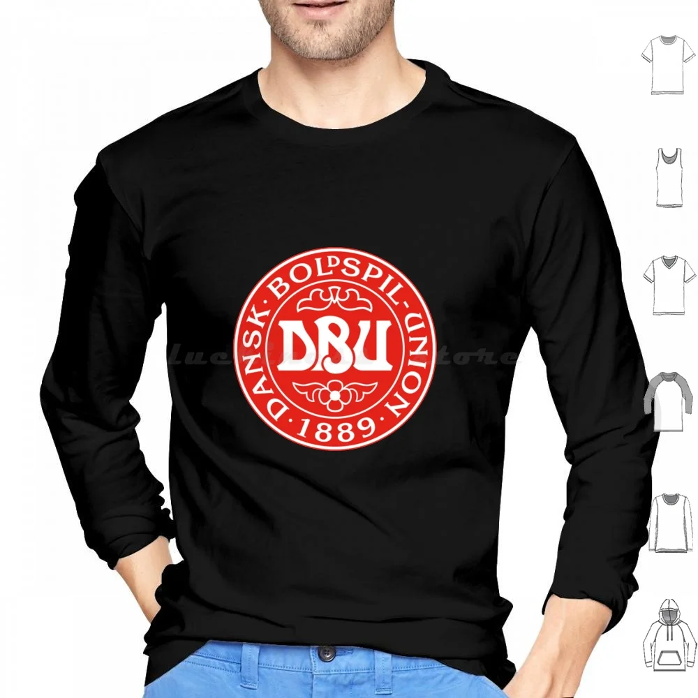 Denmark National Football Team Hoodies Long Sleeve Denmark Football Denmark Football Soccer Denmark 2022 Denmark