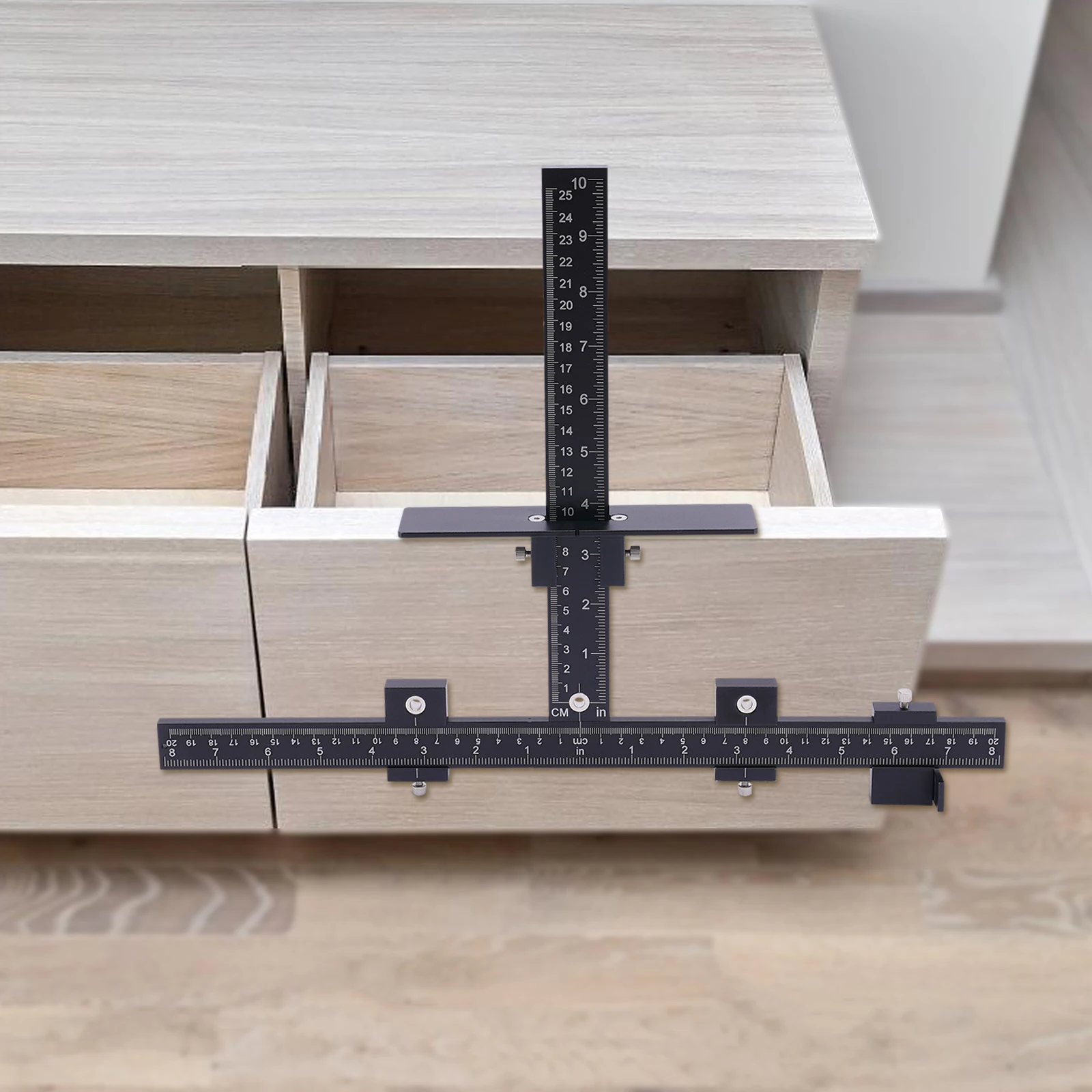 

Durable Kreg Pocket Hole Jig, Adjustable Spacing, for Precise Hole Drilling, Horizontal & Vertical Range