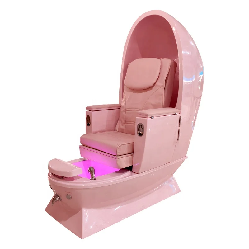 

Luxury New Pedicure Chair Factory Luxury Pink Throne Foot Spa Pedicure Chair Sauna Foot Electric Surf Foot Bath Chair