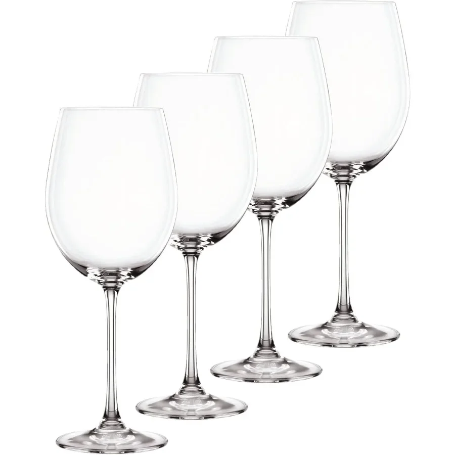 

Vivendi 25 унций Бордо — набор из 4 хрустальных бокалов без свинца, длинный дизайн для красного и белого вина, изысканное стекло