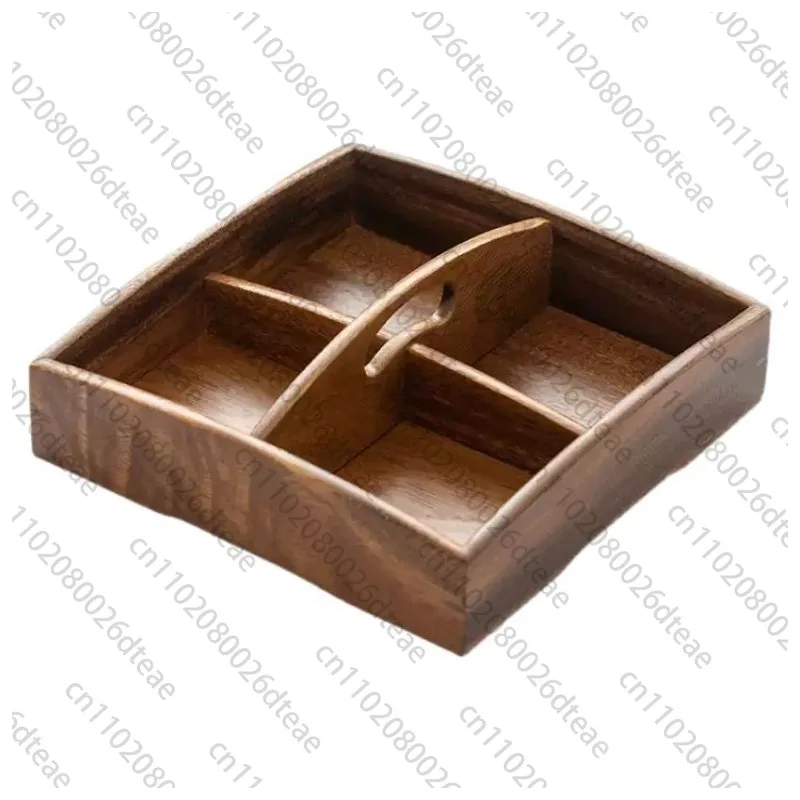 New Wooden Dried Fruit Boxes, Engagement Plates, Four Squares, Hospitality, Melon Seeds, Snacks, Candy Boxes And Fruit Plates.