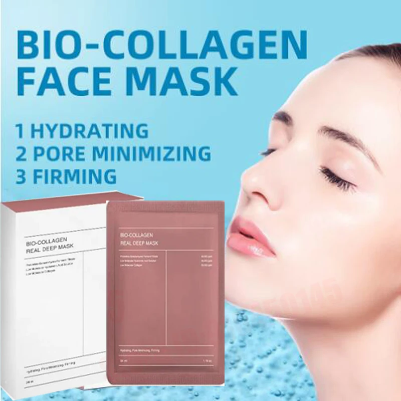 Bio Collagen True Deep Mask, Collagen Mask Overnight, Facial Care Collagen Mask Moisturizing Anti-Aging Mask Personal Daily Care