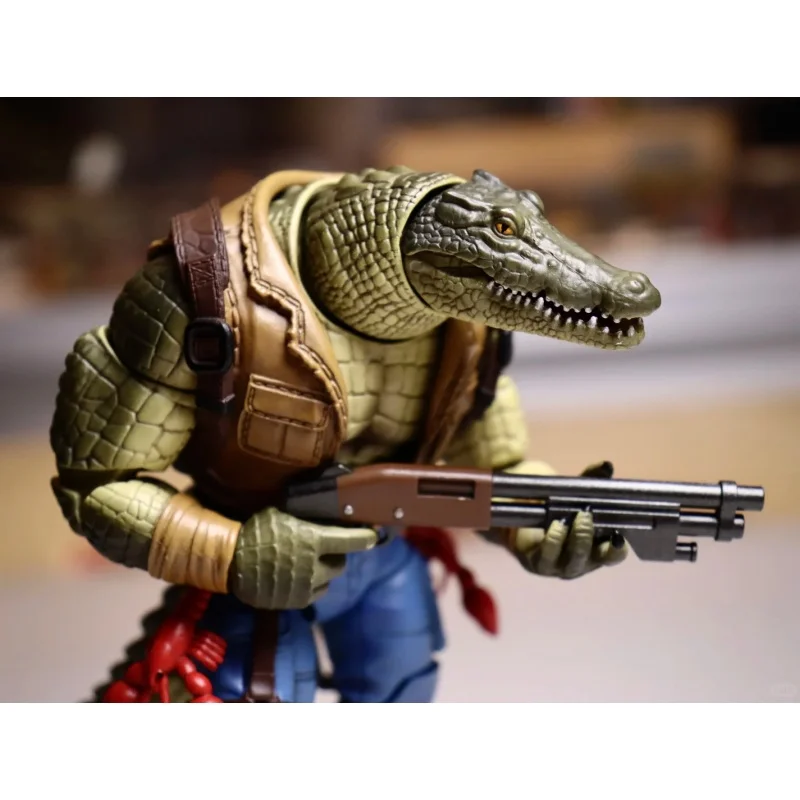 JOYTOY TMNT Wojownicze Żółwie Ninja Leatherhead Figurka Akcji 1/18 Model Zabawka